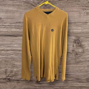 Timberland Mustard Long Sleeve Shirt thermal clean